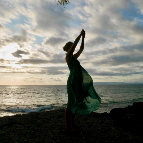 Woman in the beach